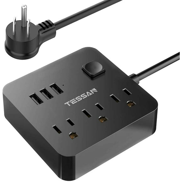 Tira Enchufe De Protector Tessan Cable De Extensión De Ench Tira Enchufe De Protector Tessan Cable De Extensión De Ench
